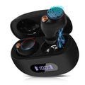UrbanX True Wireless Bluetooth Earbuds + Charging Case, Black, Dual Connect, IPX5 Liquid Resistance, Bluetooth 5.2 Connection, Balanced, Bass Boost Compatible with K5 Note (2018)