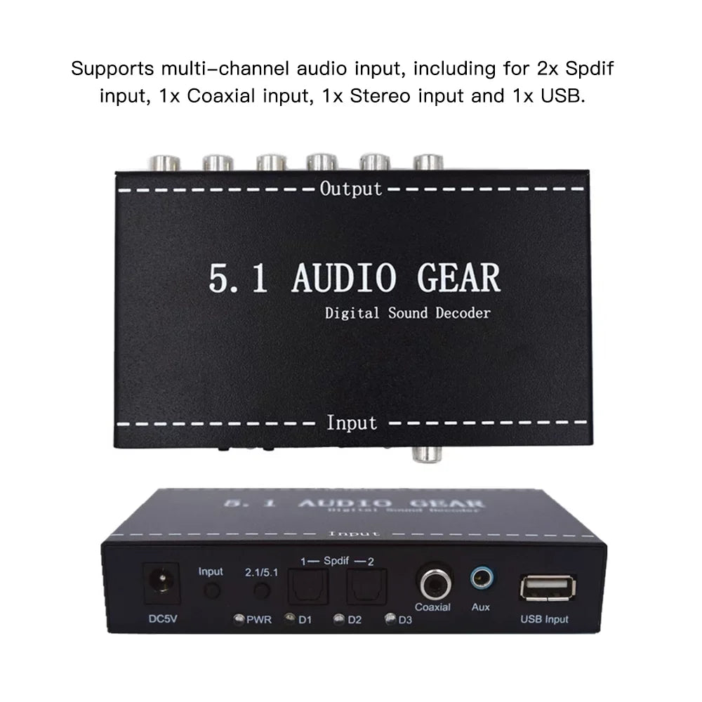 Apexeon Digital Audio Decoder,Dolby US 3.5mm Audio Output Sound Decoder Audio Output Support Dolby Converter 3.5mm Audio Decoder Audio Converter Audio Sound Decoder Audio Converter 3.5mm Ajcoflt