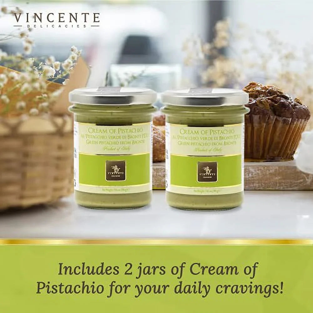 Delicacies Pistachio Paste For Bread, Pastry, Ice Cream, & Dessert (7.05-Ounce, 2-Pack)