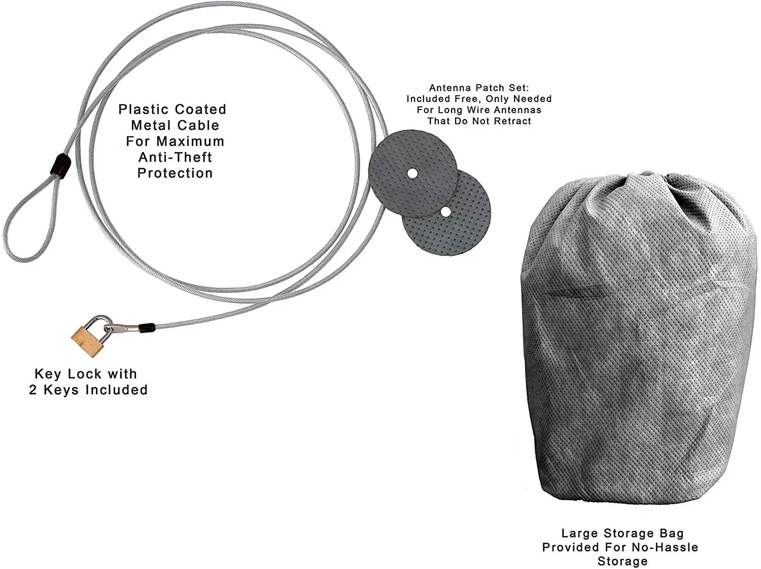 Weatherproof SUV Cover Compatible With 2016 Volvo XC60 - Outdoor & Indoor - Protect From Rain Liquid Snow, Sun - Tough - Fleece Lining - Includes Anti-Theft Cable Lock, Storage Bag & Wind Straps