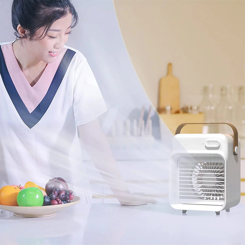 YHAIOGS Personal Air Cooler Evaporative Ultra Portable 3 Speed Ventilation Fluid Tank office Home Kitchen Camping