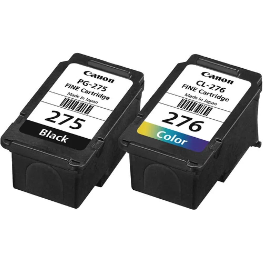 Orginal PG-275/CL-276 Value Pack Complete Set of Ink, Fully Compatible for PG-275XL and CL-276 XL