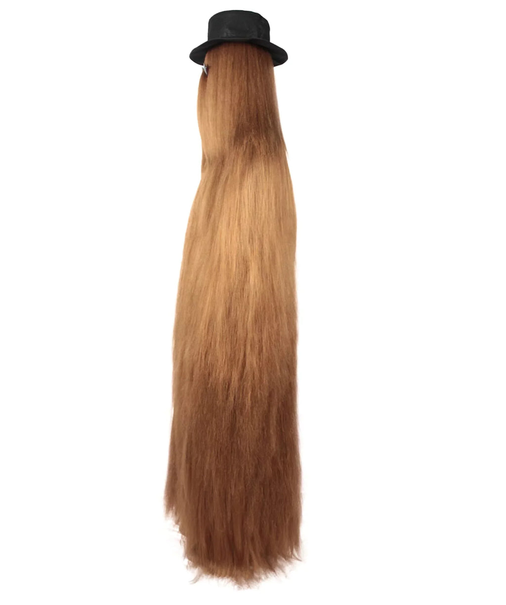HPO Adult Unisex Cousin Itt Addams Family Dapper Creature Monster Halloween Costume, Synthetic Fiber, Brown