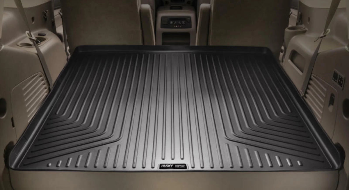 Husky by RealTruck Weatherbeater Series Cargo Liner Black Compatible with 10-22 Toyota 4Runner; Third row of Seats