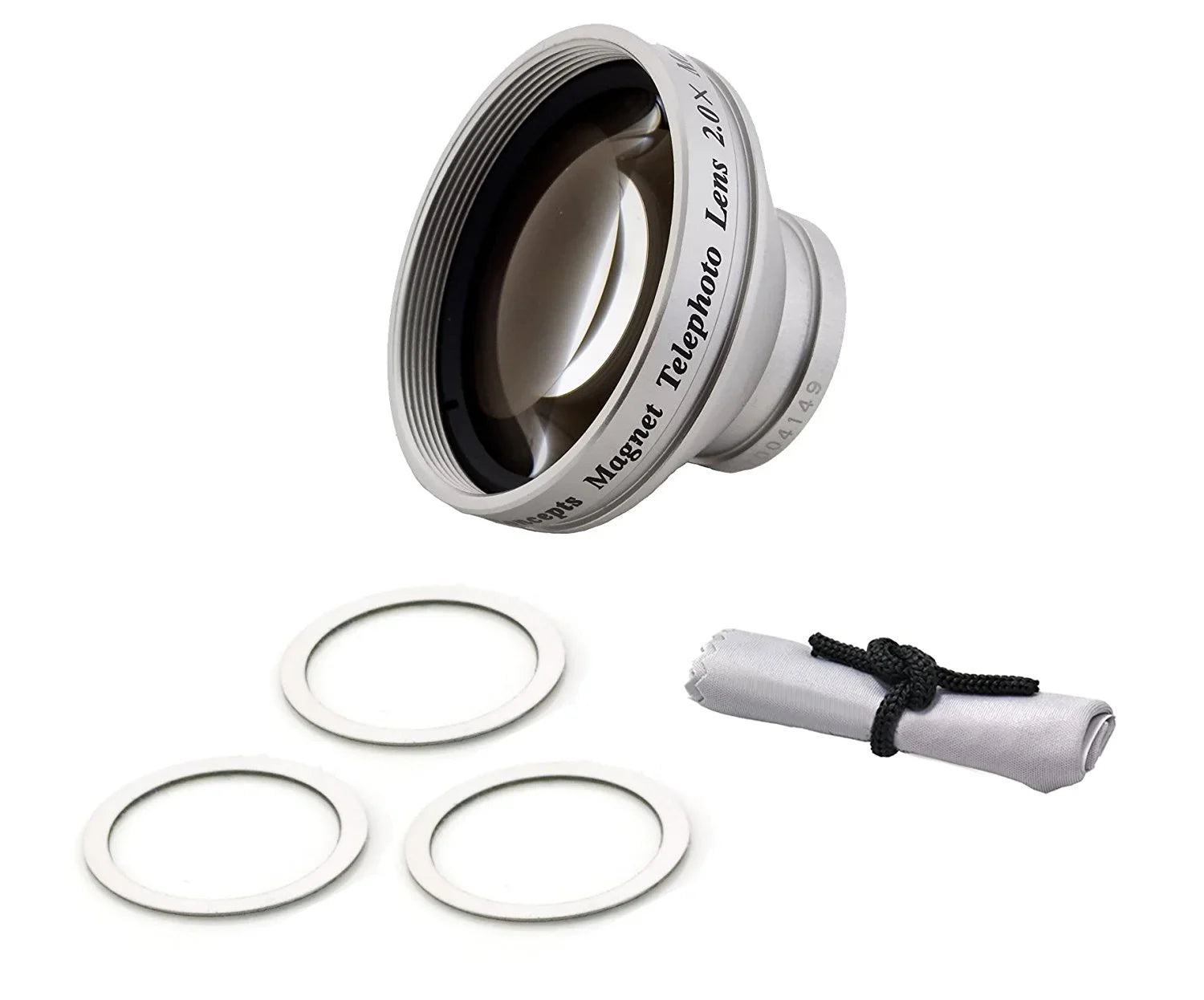 COOLPIX P330 2.0x Telephoto (Magnetic Lens) + New West Micro-Fiber Cleaning Cloth