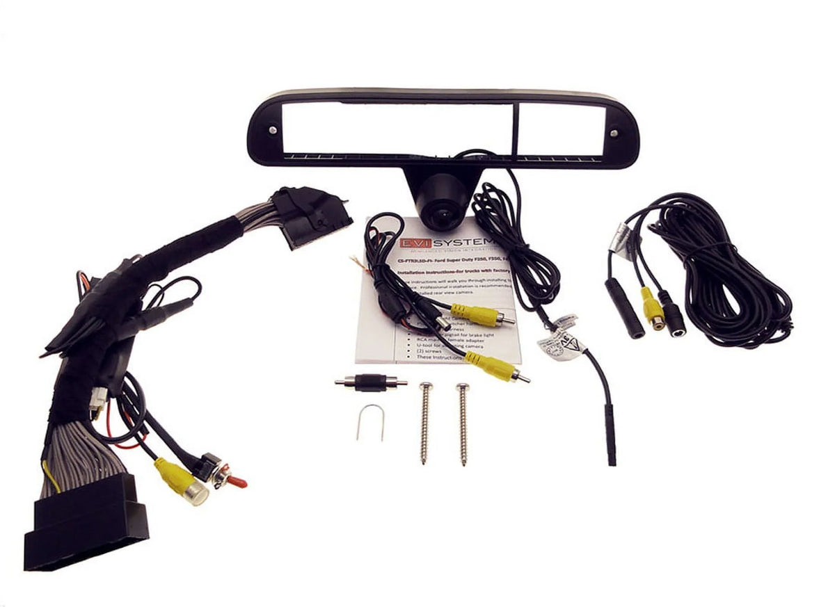 OE Fit 3rd Brake Light Camera Kit fits 2013-2016 Ford® Super Duty Trucks w Factory Camera and 8" Factory Display