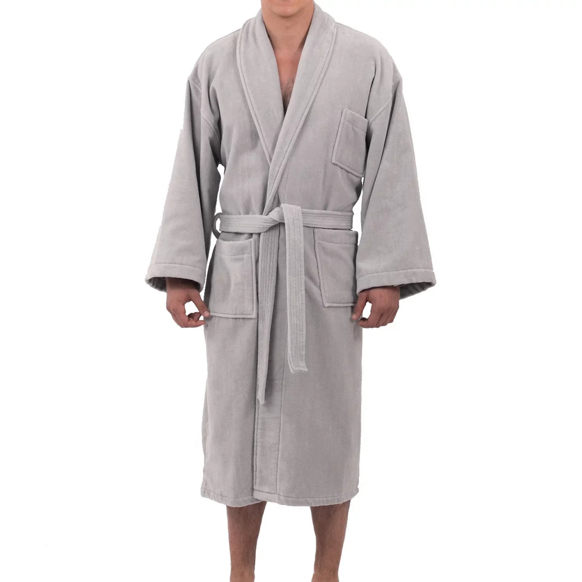 Alpine Swiss Pure Cotton Men Terry Cloth Bathrobe Super Absorbent Hotel Spa Robe