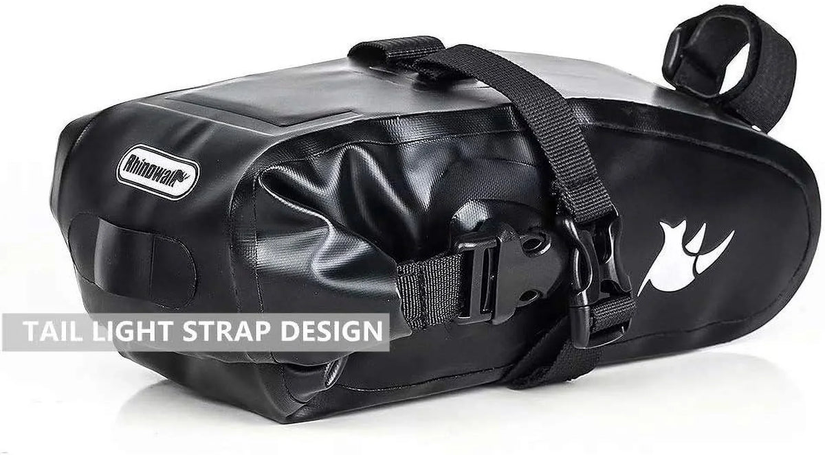 Rhinowalk Bike Saddle Bag Fluid Bicycle Bag Cycling Seat Bag Mountain Road Portable Storage Bag, 1.5L
