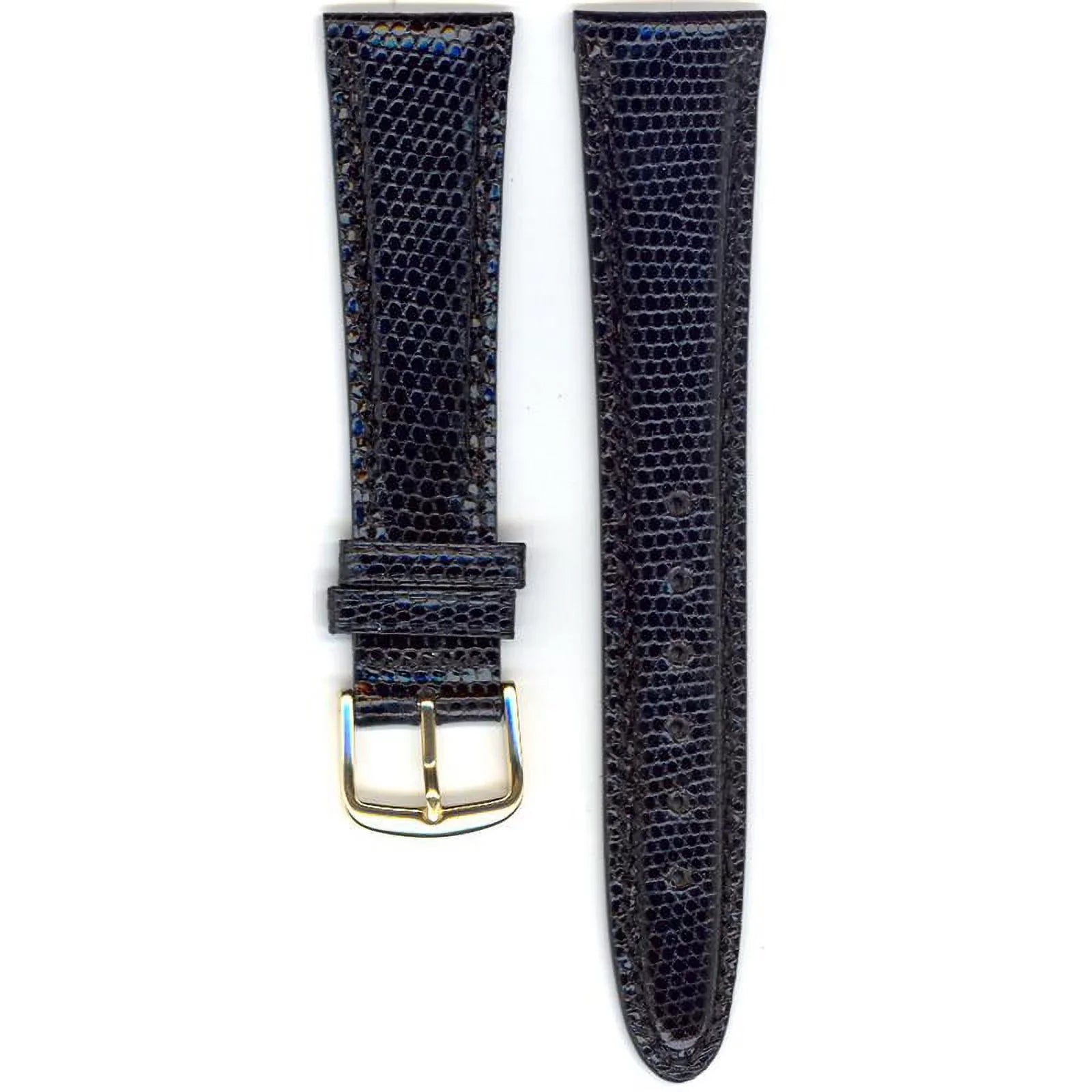 Seiko Watchband 20mm Black Genuine Padded Java Lizard MS9436 fits SDW664 part#54275