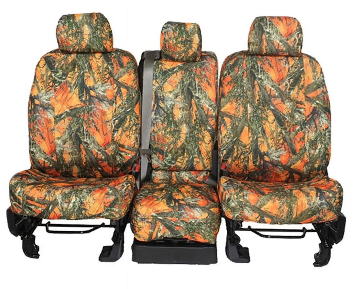 CalTrend Rear TRUETIMBER Seat Covers for 1994-1997 Toyota Land Cruiser - TY121-72KA BLAZE Insert and Trim