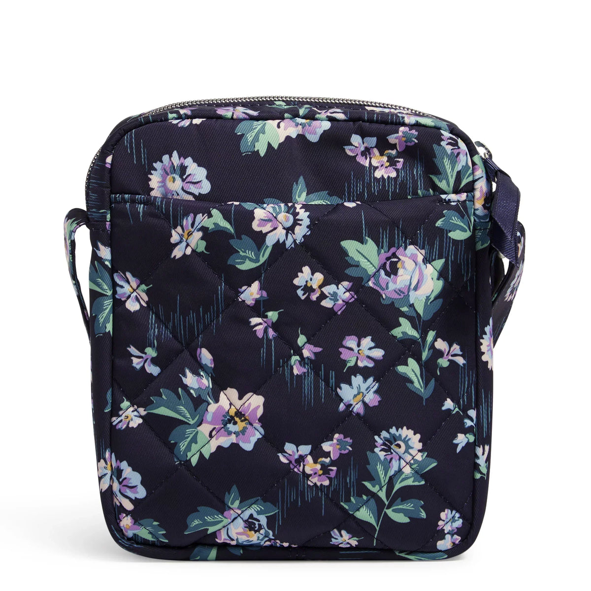 Vera Bradley Women's Efficiency Twill Small Crossbody Bag Navy Garden