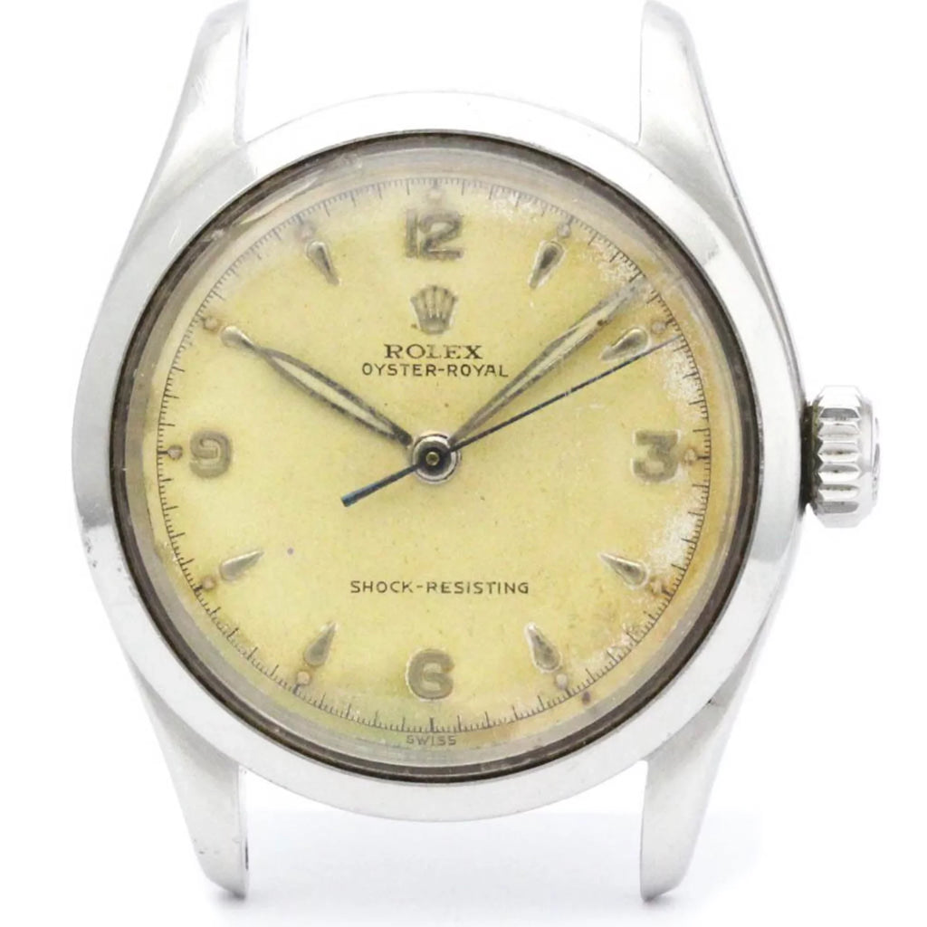 Pre-Owned Vintage ROLEX Oyster Royal Stainless Steel Hand-Winding Mens Watch 6244 BF560574 (Fair)