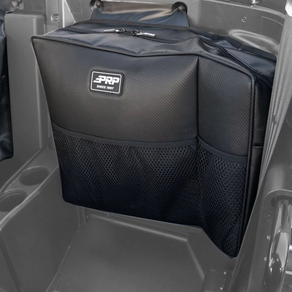 PRP Seats E90 Fluid Storage Bags for Kawasaki KRX UTV Firewall Black (Pair)
