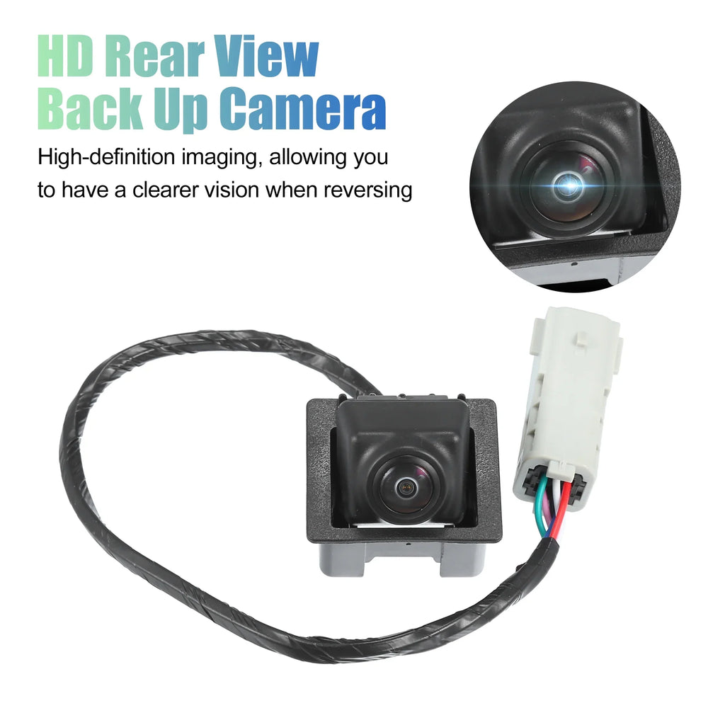 Unique Bargains Car Rear View Camera Car Rear View Backup Camera No.22913698/95407397 for GMC Terrain 2010-2017 Black