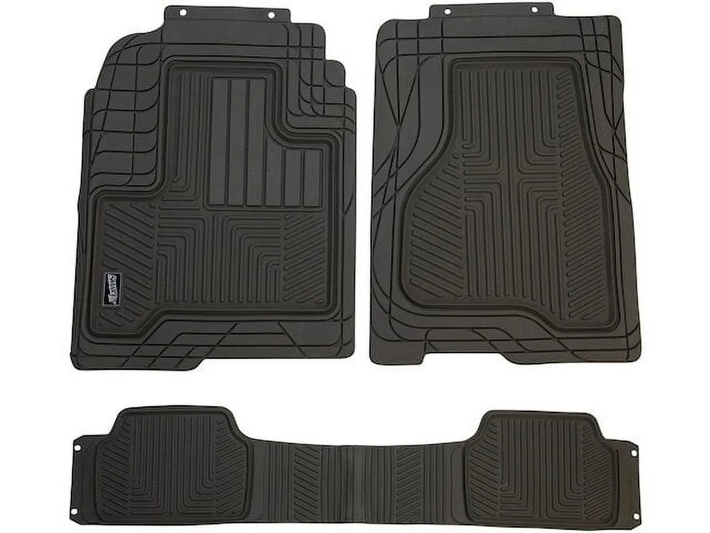 Floor Mat Set 3 Piece - Compatible with 1997 - 2018 Honda CR-V 1998 1999 2000 2001 2002 2003 2004 2005 2006 2007 2008 2009 2010 2011 2012 2013 2014 2015 2016 2017