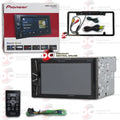 Pioneer 2-DIN 6.2" Monitor Digital Media Car stereo USB Bluetooth + Remote with DiscountCentralOnline FL09BK Full License plate Night vision Liquid back-up camera