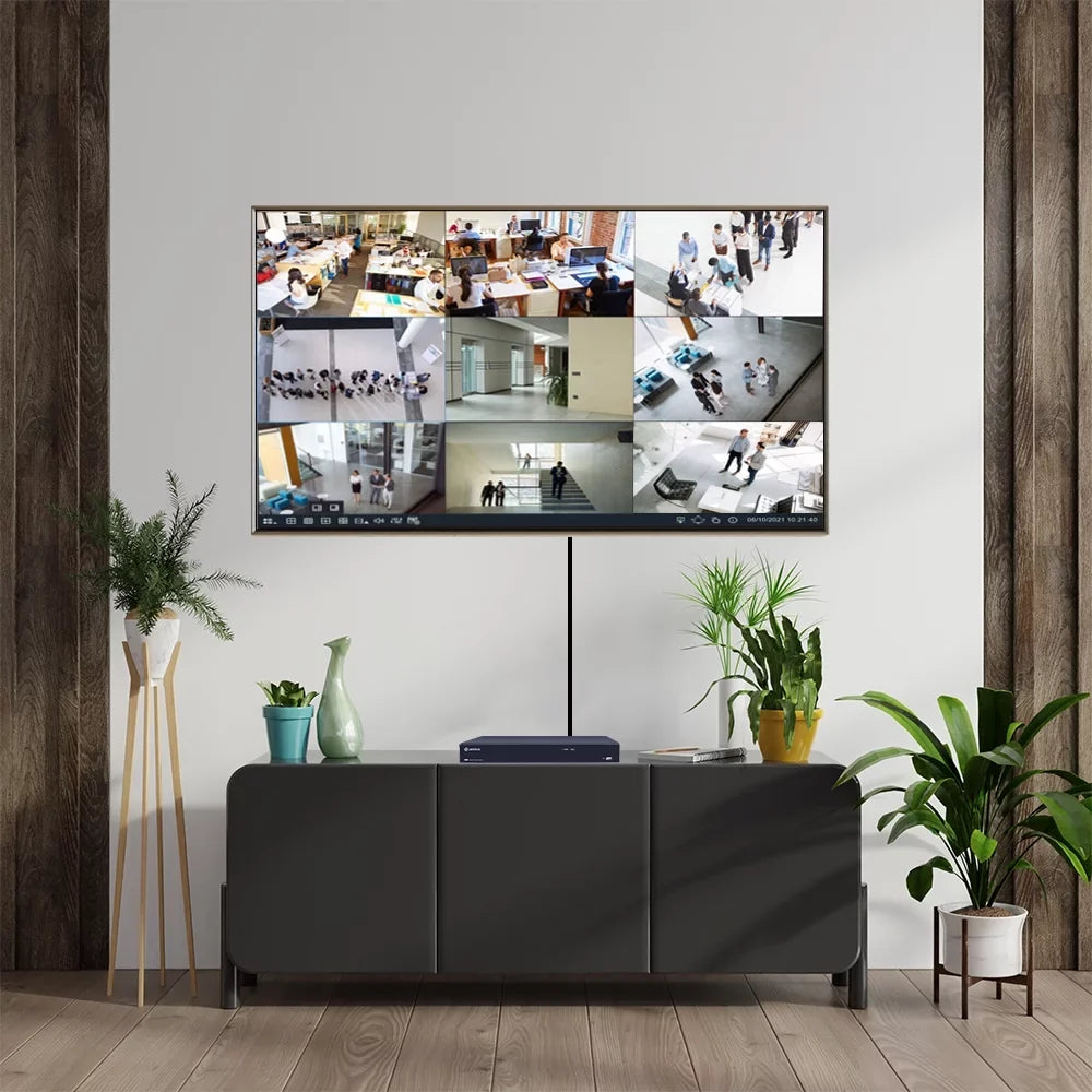 Camius 4K Hybrid 8 Channel DVR with Hard Drive 3TB, CCTV DVR recorder for 8 analog and 4 IP cameras (only DVR) security