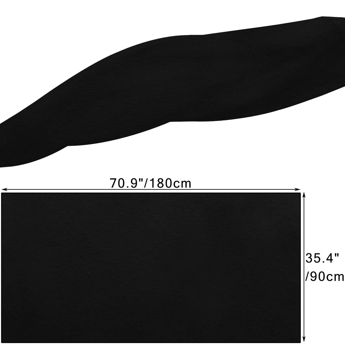 FREEAMG Blank Blackboard Wall Silk Long Scarf for Women Large Oblong Monitor Shawls Wraps Neck Headscarf Hair Wraps Gift Packed