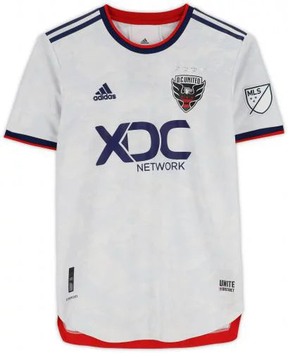 Chris Odoi-Atsen D.C. United Autographed Second-hand #3 White Jersey from the 2022 MLS Season - Size M - Fanatics Authentic Certified