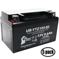 5-Pack UpStart Battery Replacement for 2011 Yamaha YZF-R1 1000CC Factory Activated, Maintenance Free, Motorcycle Battery - 12V, 8.6Ah, UB-YTZ10S-BS