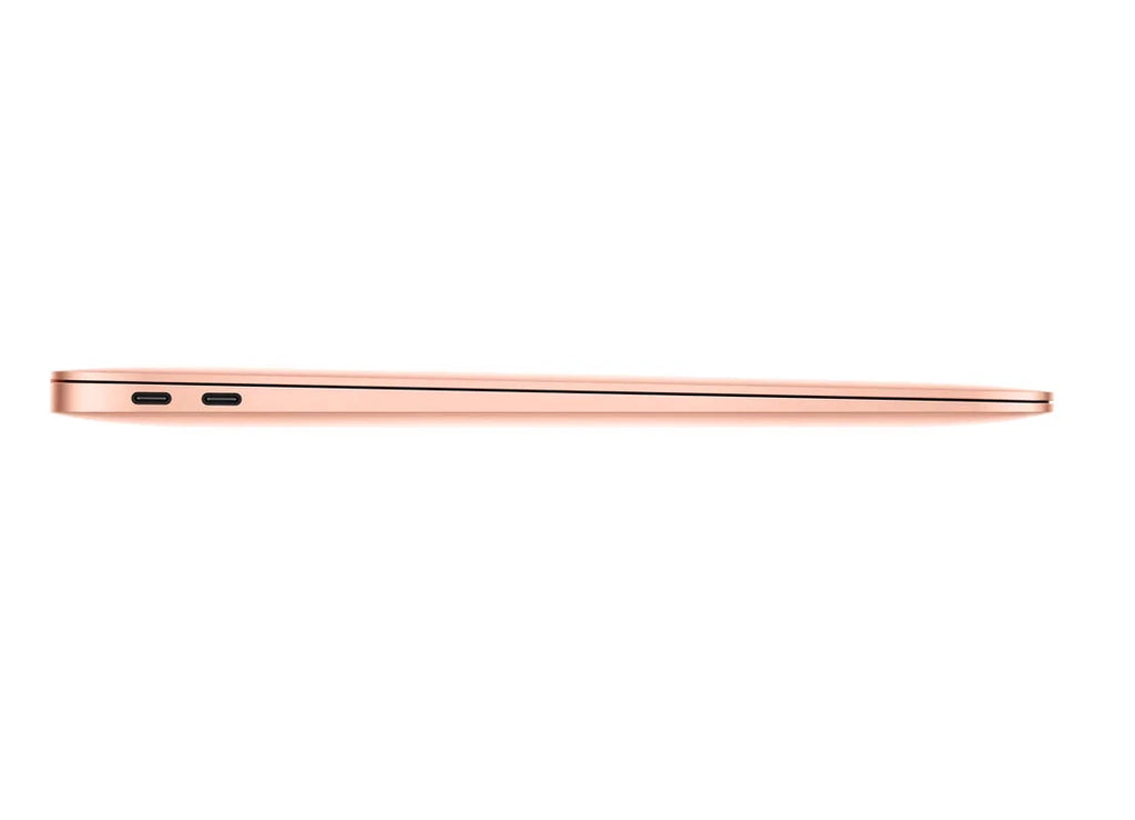 Pre-Owned Macbook Air 13.3-inch (Retina, Gold) 1.6GHZ Dual Core i5 (Late 2018) MREE2LL/A 256GB SSD 8GB Memory 2560x1600 Display Parallels Dual Boot MacOS/Win 10 Pro Power Adatper Included (Good)