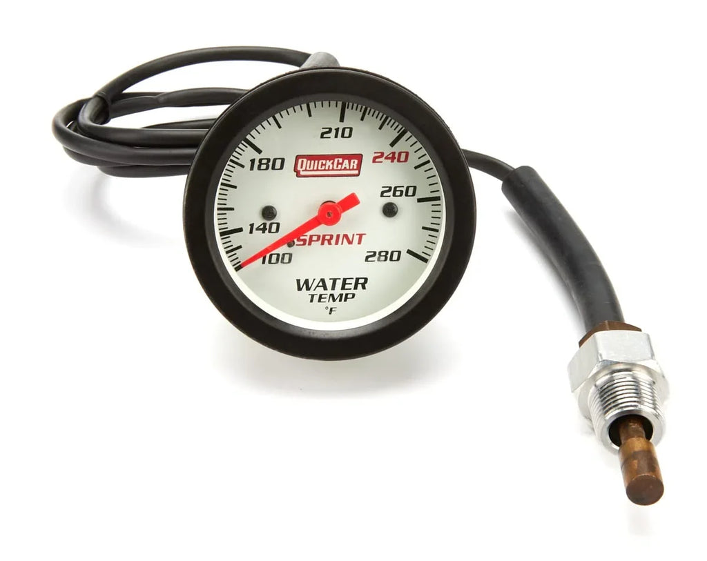 Quickcar Racing Products QRP611-6005 Lightweight Sprint Car Liquid Temperature Gauge