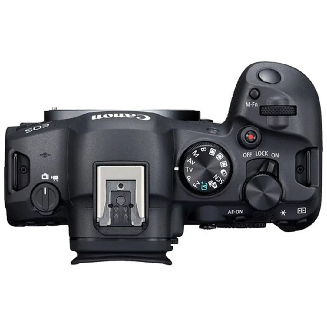 EOS R6 Mark II Mirrorless Camera with RF 24-105mm Lens + SanDisk 128GB Memory Card + Case + LED Flash + ZeeTech Accessory Bundle