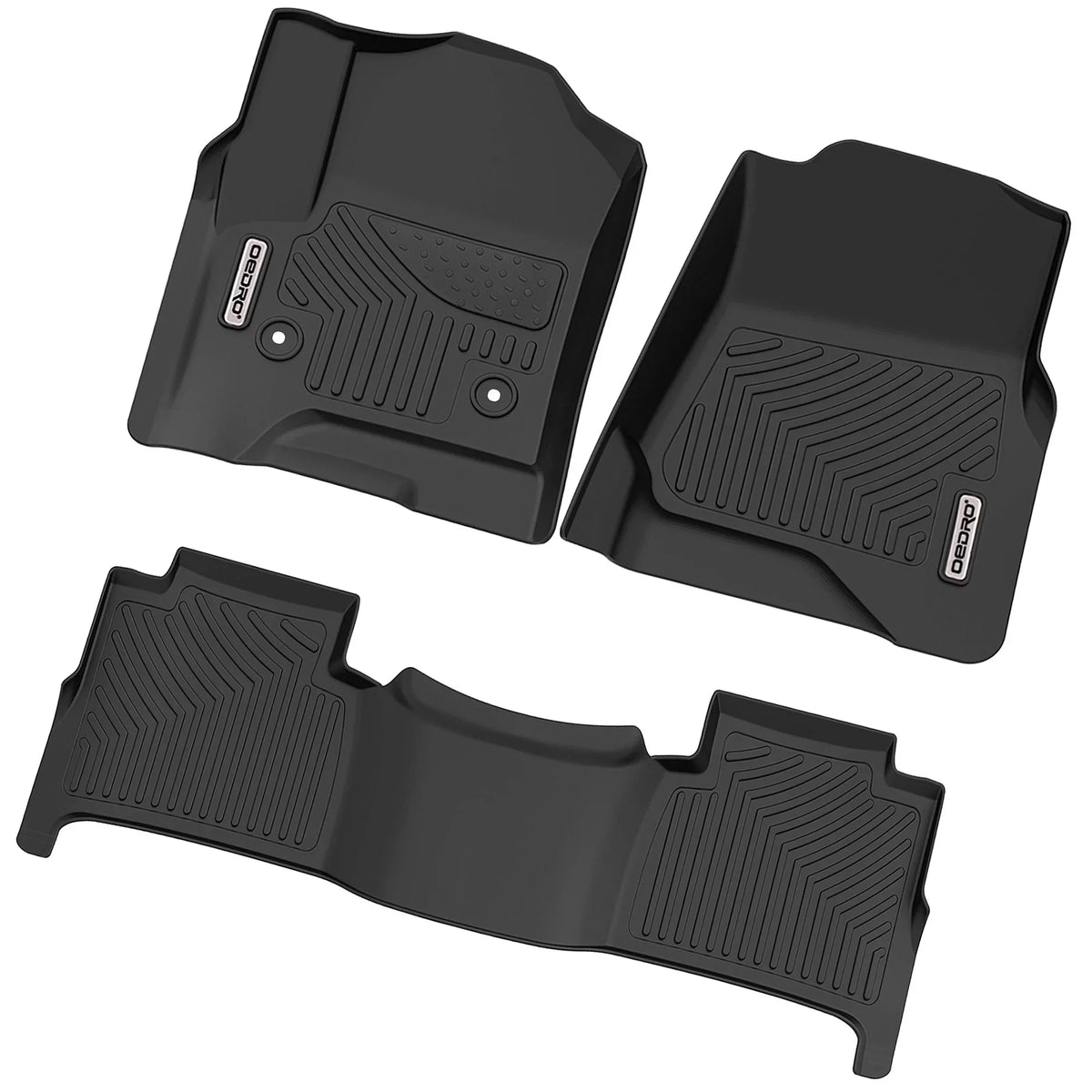 Ledkingdomus Floor Mats TPE Rubber 3D Compatible with 2015-2020 Chevy/Chevrolet Tahoe/GMC Yukon Carpet