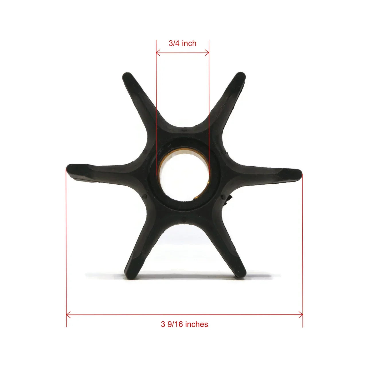 The ROP Shop | Liquid Pump Impeller Kit For 1982 Evinrude 70 E70ELCNB, E70TLCNB Outboard Boat