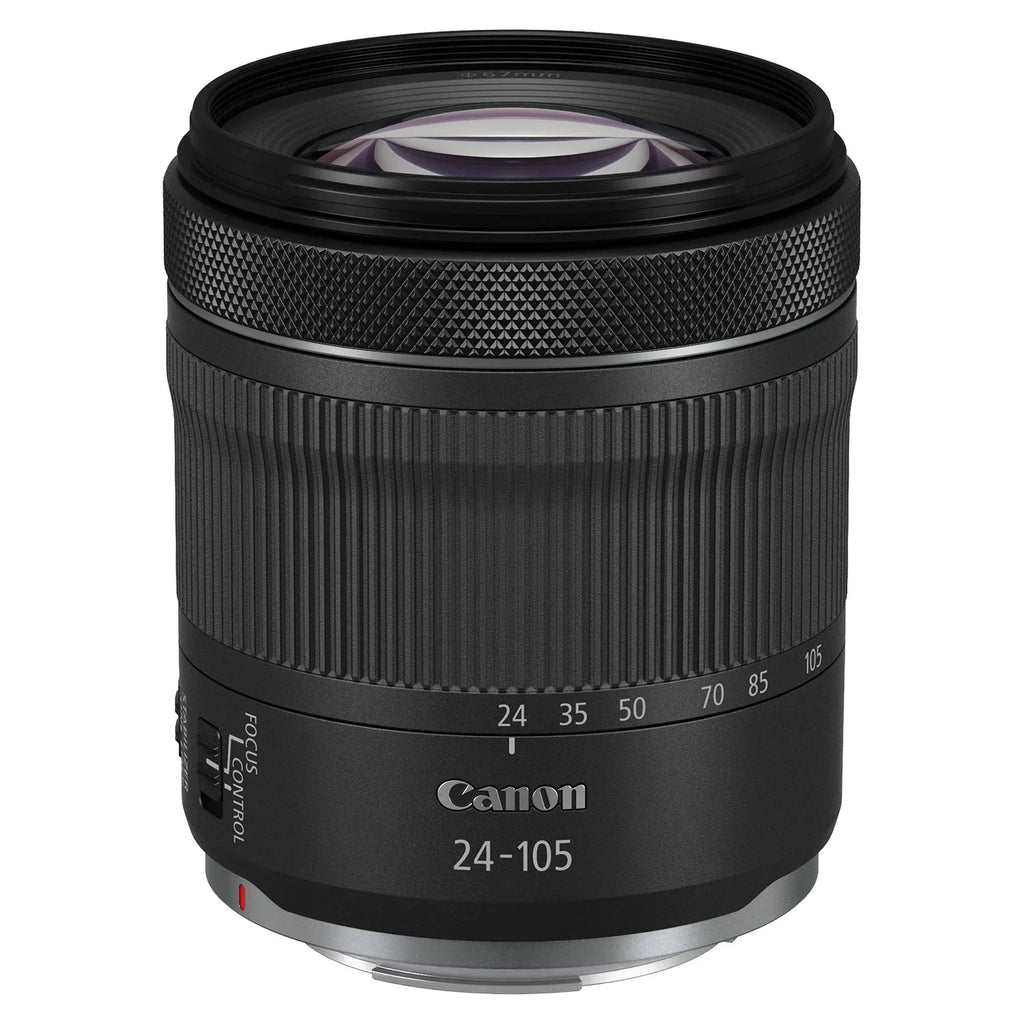 EOS R6 Mark II Mirrorless Camera with RF 24-105mm Lens + EF 75-300mm + SanDisk 128GB Memory Card + Case + LED Flash+ ZeeTech Accessory Bundle