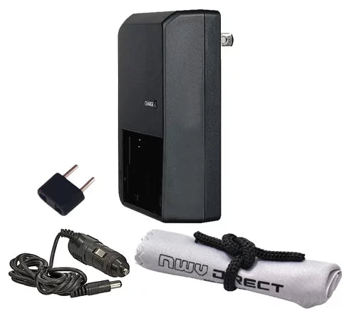 Leica V-LUX 4 Off Camera Chipset Rapid Charger + Nwv Direct Microfiber Cleaning Cloth.