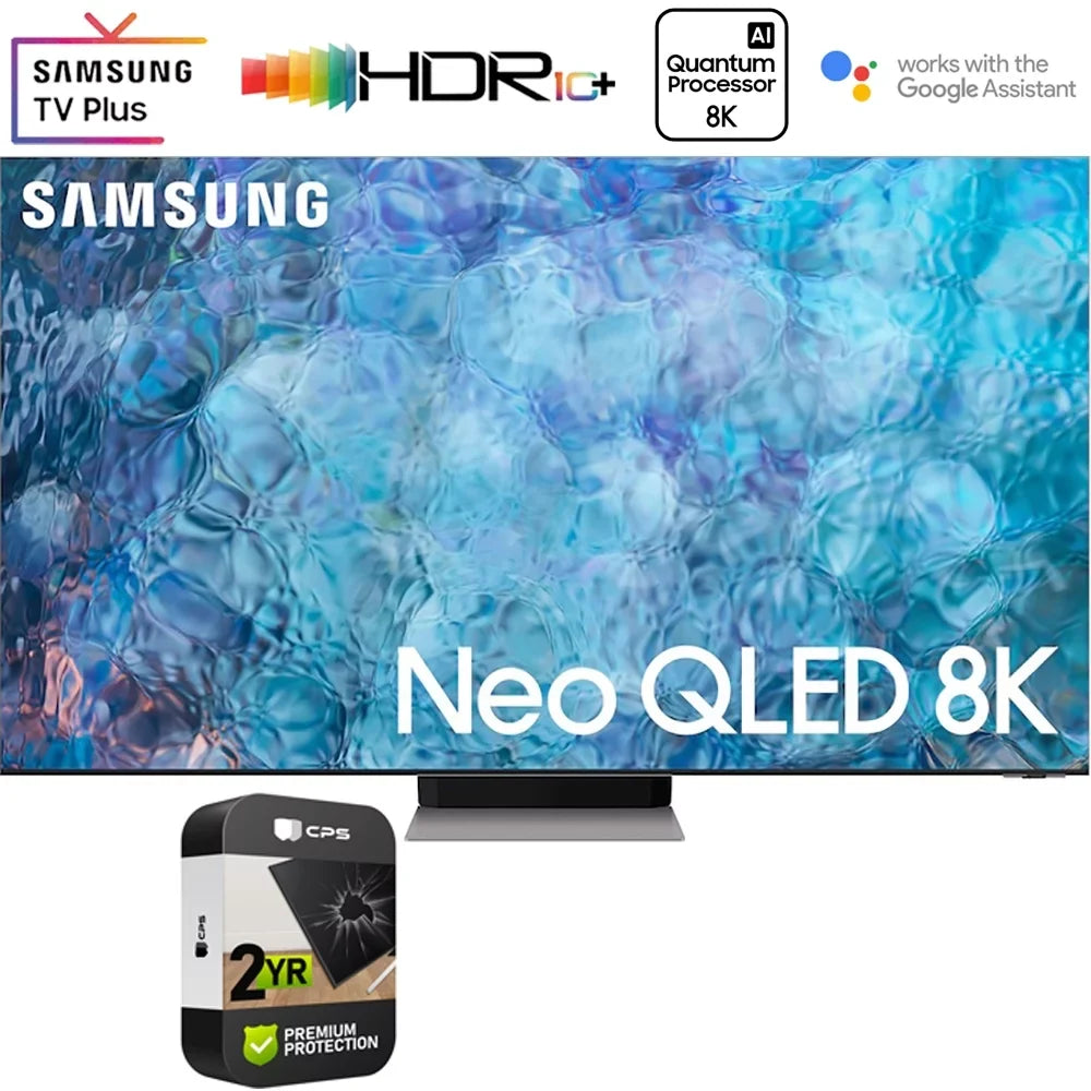 Restored QN75QN900A 75 Inch Neo QLED 8K Smart TV (2021) Bundle with 2 Year Premium Extended Protection Plan (Refurbished)