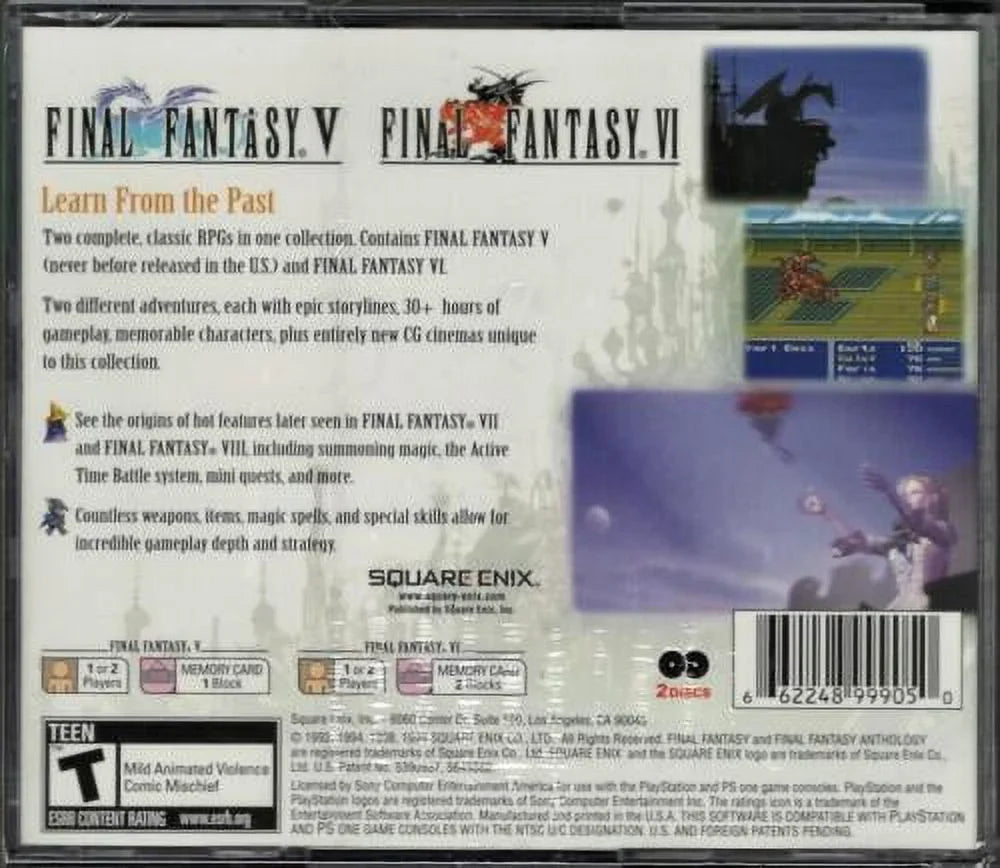 Final Fantasy Anthology (Greatest Hits) PS (Brand New Factory Sealed US Version
