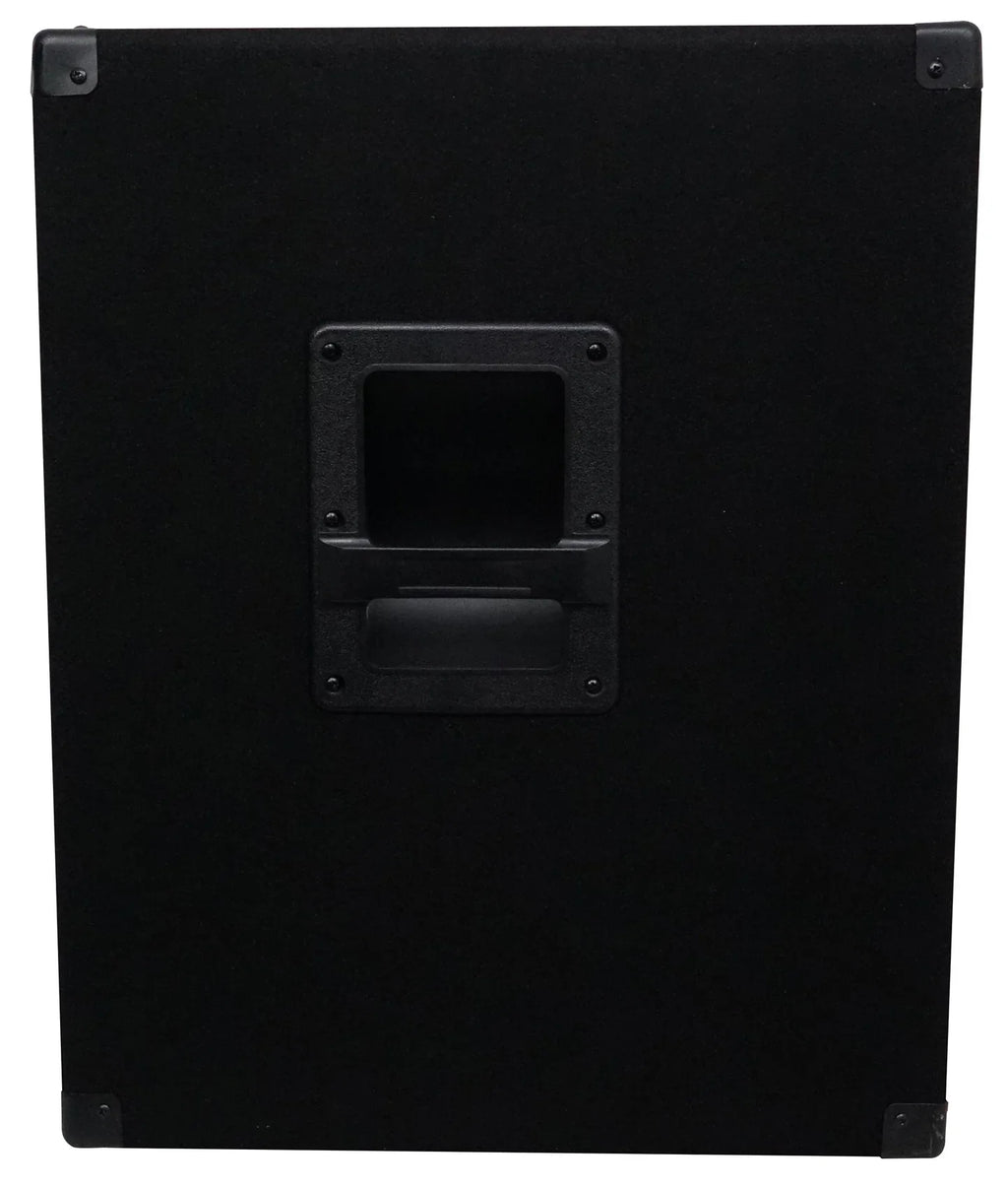 Rockville SBG1184 18" 1000 Watt Passive 4-Ohm Pro DJ Subwoofer + Steel Casters