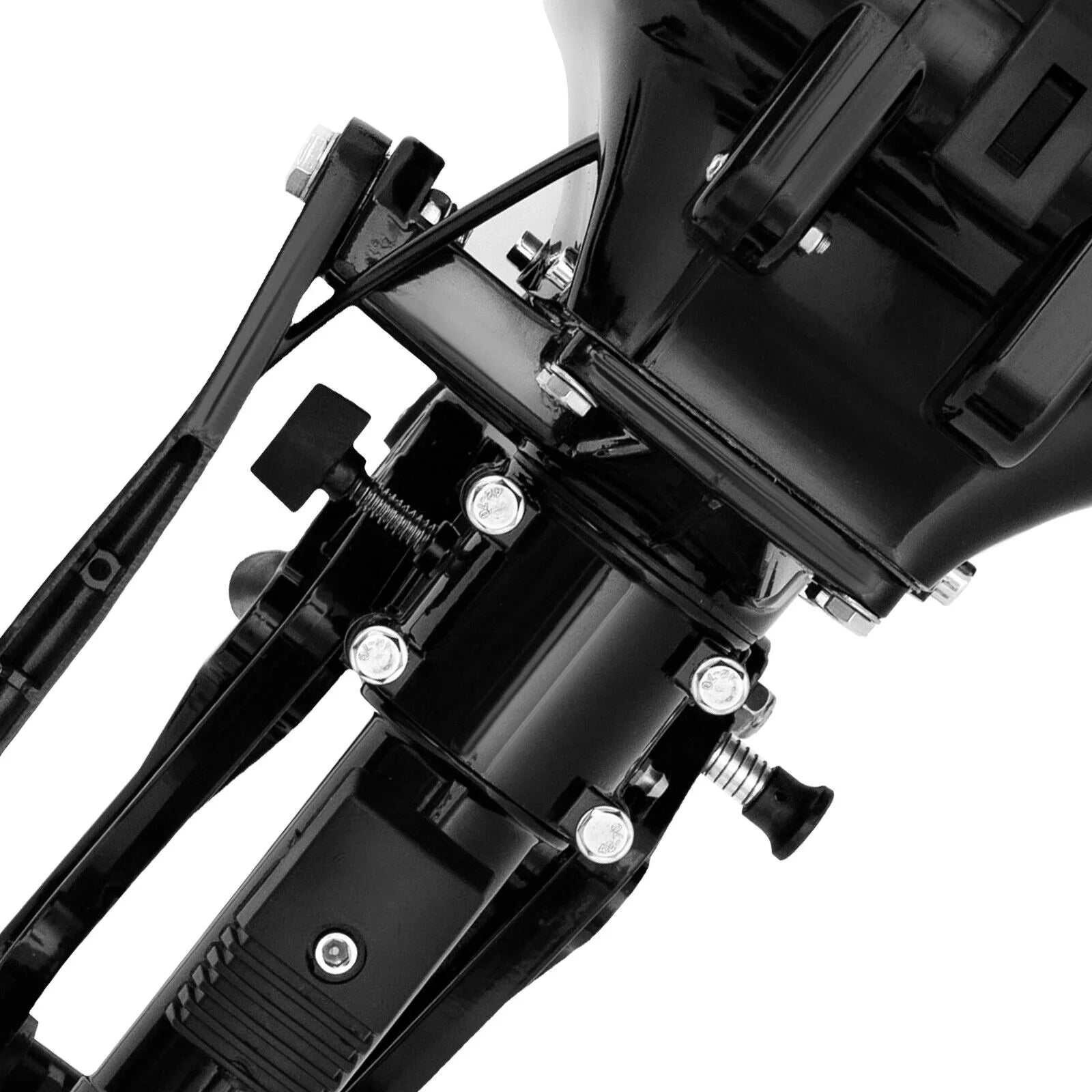 HANGKAI 2 Stroke 3.6 Outboard Motor Fishing Boat Engine Fluid Cooling CDI Outboard Boat Motor 90cm/35.4in