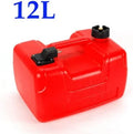 12L Plastic Oil Tank 3.2 Gallon Portable Outboard Boat Marine Fuel Gas Tank（no Tubing and Connector）