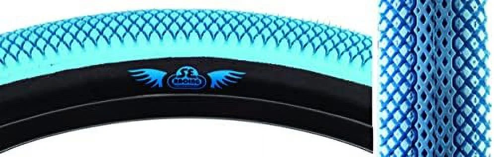 SE Bikes Speedster 29 X 2.1 BMX Street Replacement Wire Bead Dirt Road Bike Tire Pair (Light Blue)