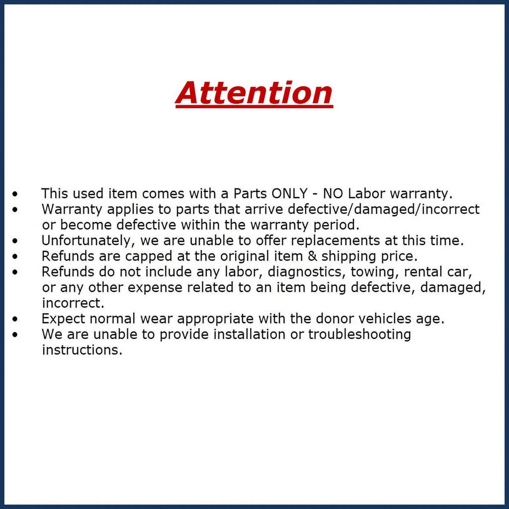 Pre-Owned 2018-2020 Ford F150 Reverse Backup Camera OEM LKQ (Good)
