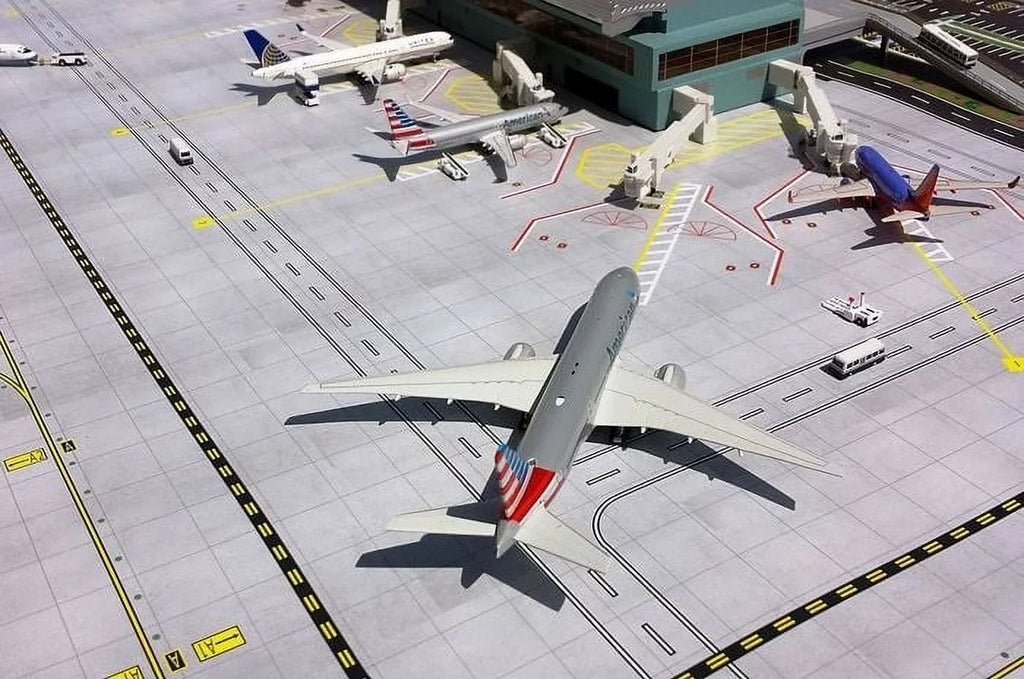 Gemini Jets 1-400 Terminal Set Airport Airside - Land Side 1-400