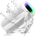 UrbanX Scorpio Series Bluetooth Speaker, IPX5 Liquid Speakers 360° HD Surround Sound with Punchy Bass, True Wireless Pairing, BT5.3, Portable Speaker for Q51 - White