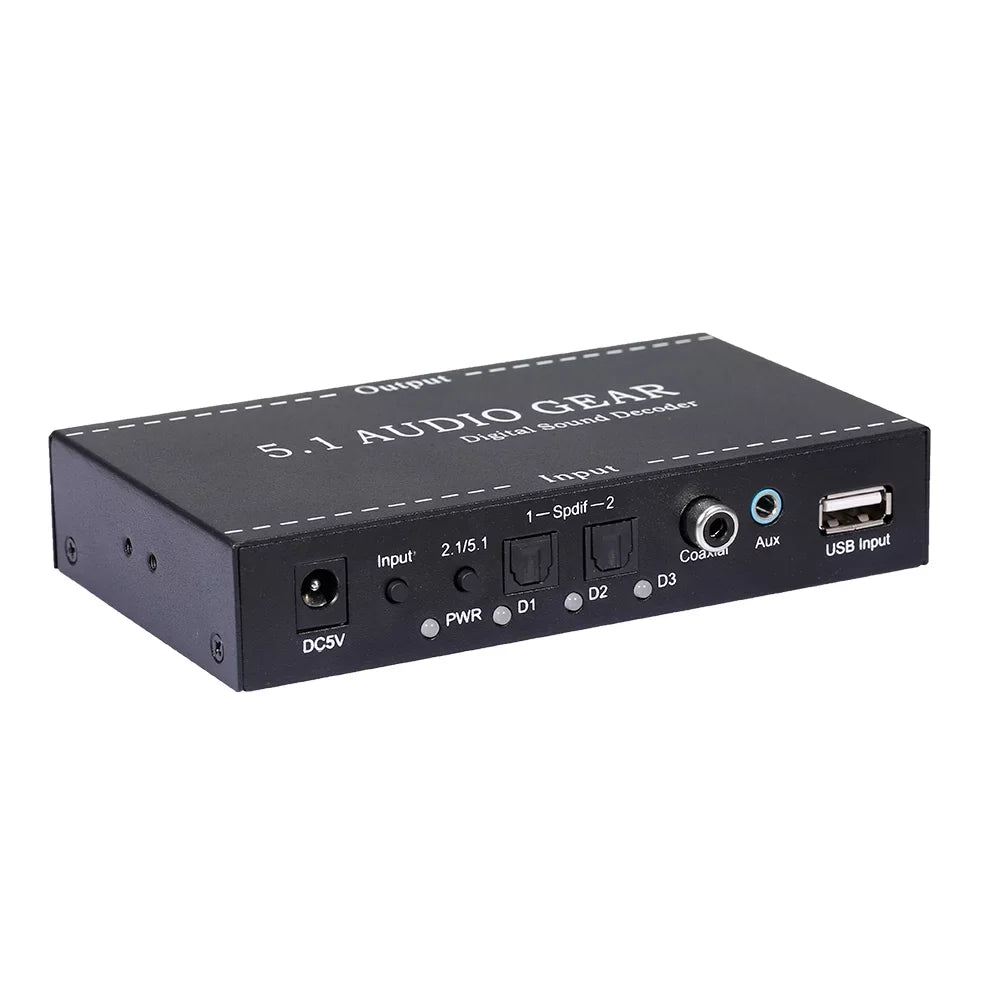 Apexeon Digital Audio Decoder,Dolby US 3.5mm Audio Output Sound Decoder Audio Output Support Dolby Converter 3.5mm Audio Decoder Audio Converter Audio Sound Decoder Audio Converter 3.5mm Ajcoflt