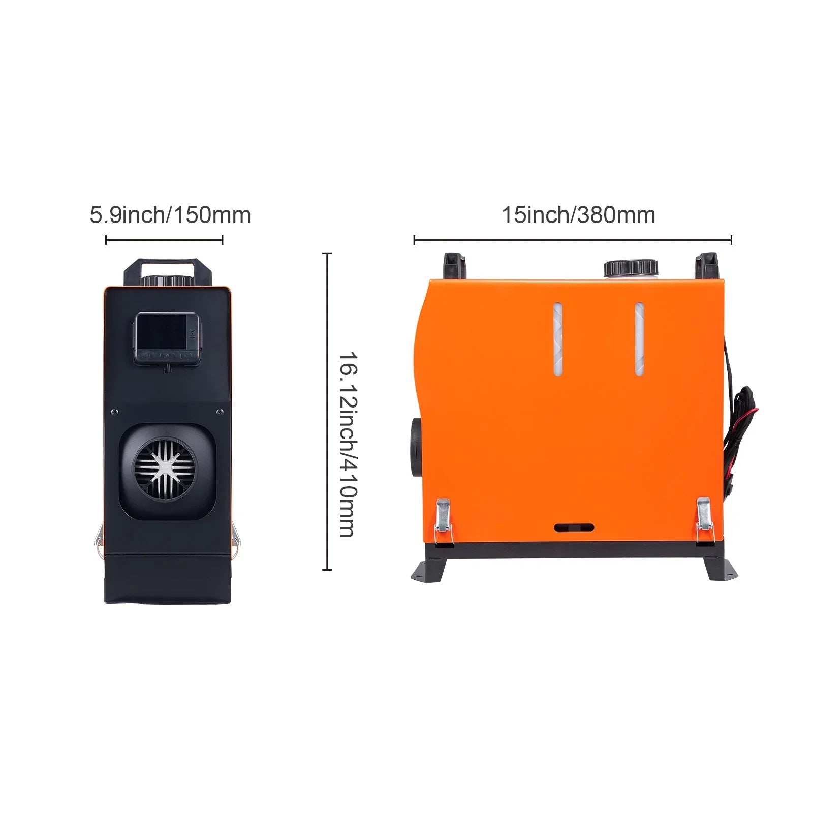 SKYSHALO Diesel Air Heater, 12V 8KW Integrated Diesel Heater with Remote Control and LCD Display, 5L Tank Portable Diesel Parking Heater, Rapid Heating for RV Trailer Camper Boat and Indoor