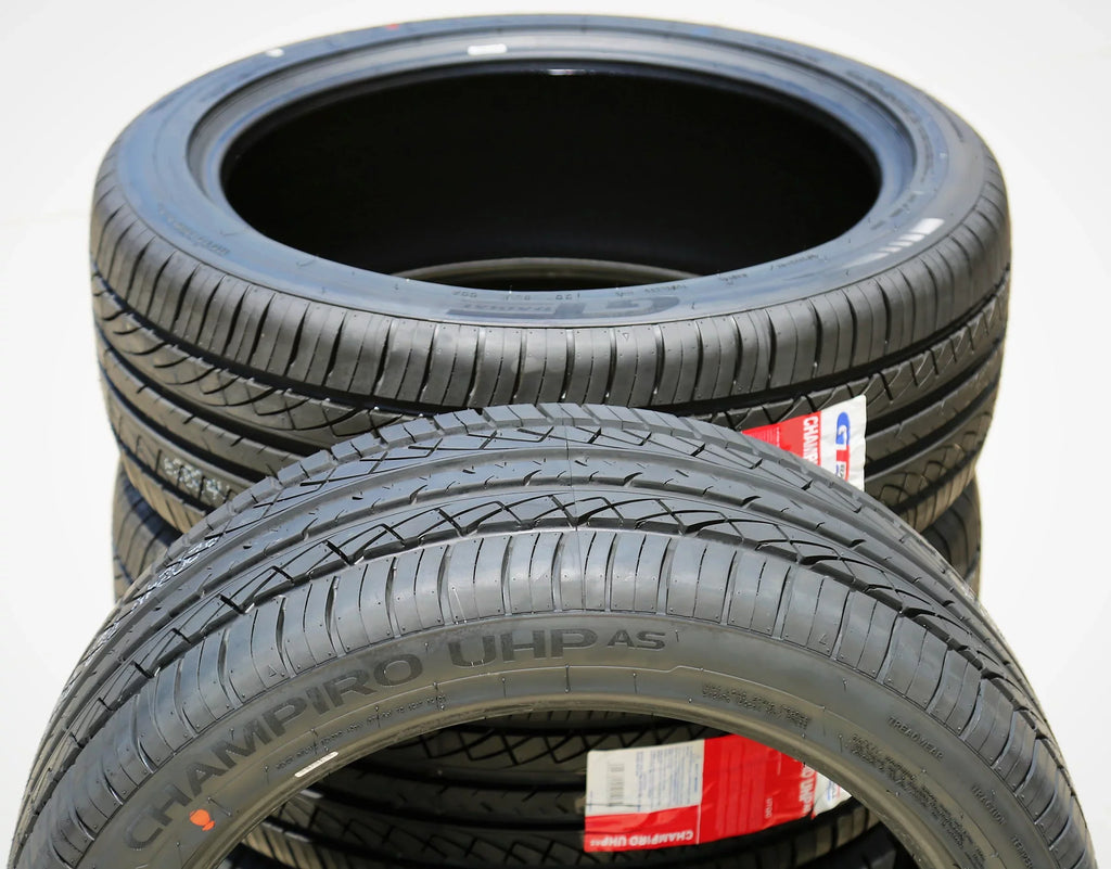 Set of 4 (FOUR) GT Radial Champiro UHP A/S 255/40R19 ZR 100Y XL AS High Capability Tires Fits: 2014 Ford Mustang GT, 2015-23 Ford Mustang EcoBoost Premium