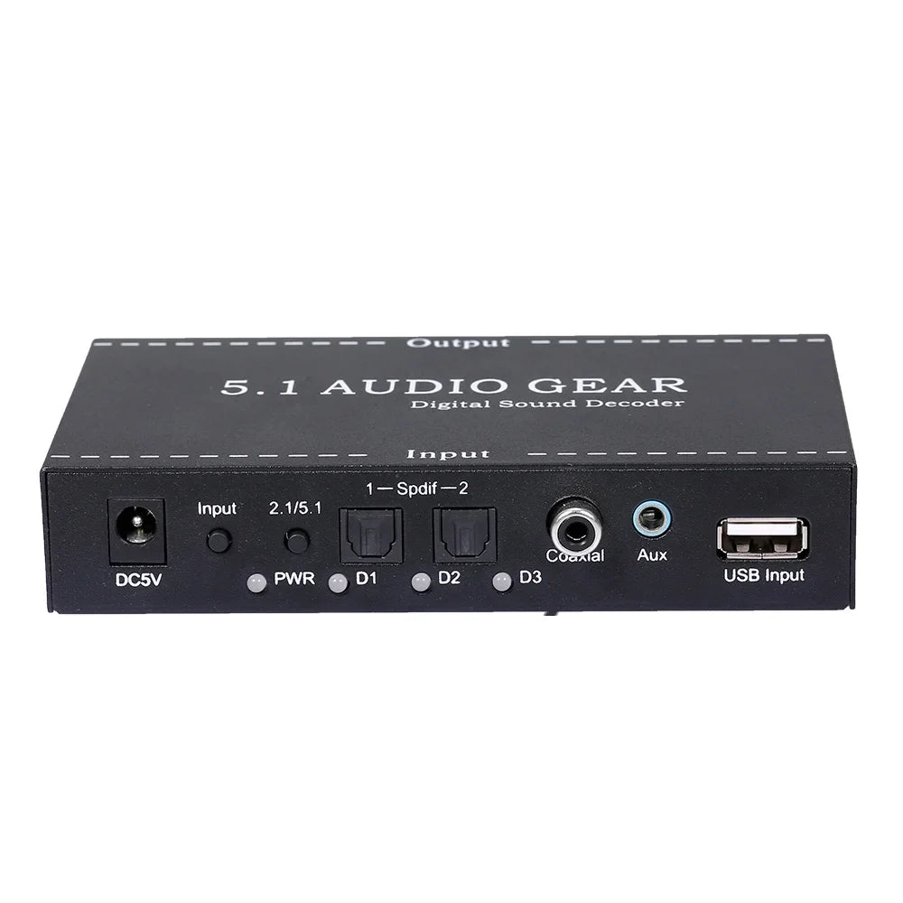 Apexeon Digital Audio Decoder,Dolby US 3.5mm Audio Output Sound Decoder Audio Output Support Dolby Converter 3.5mm Audio Decoder Audio Converter Audio Sound Decoder Audio Converter 3.5mm Ajcoflt