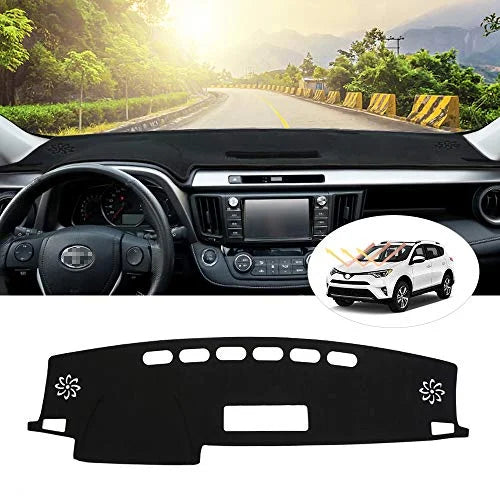 Cartist Suede Dash Mat for Toyota RAV4 2013-2018 Dash Cover Nonslip Dashboard Mat Protector Sunshade No Glare