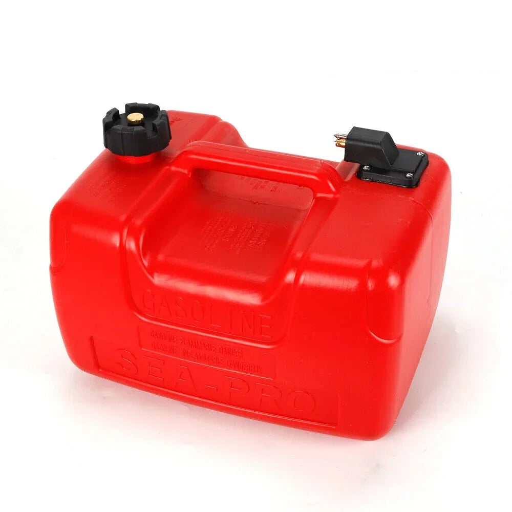 12L Plastic Oil Tank 3.2 Gallon Portable Outboard Boat Marine Fuel Gas Tank（no Tubing and Connector）