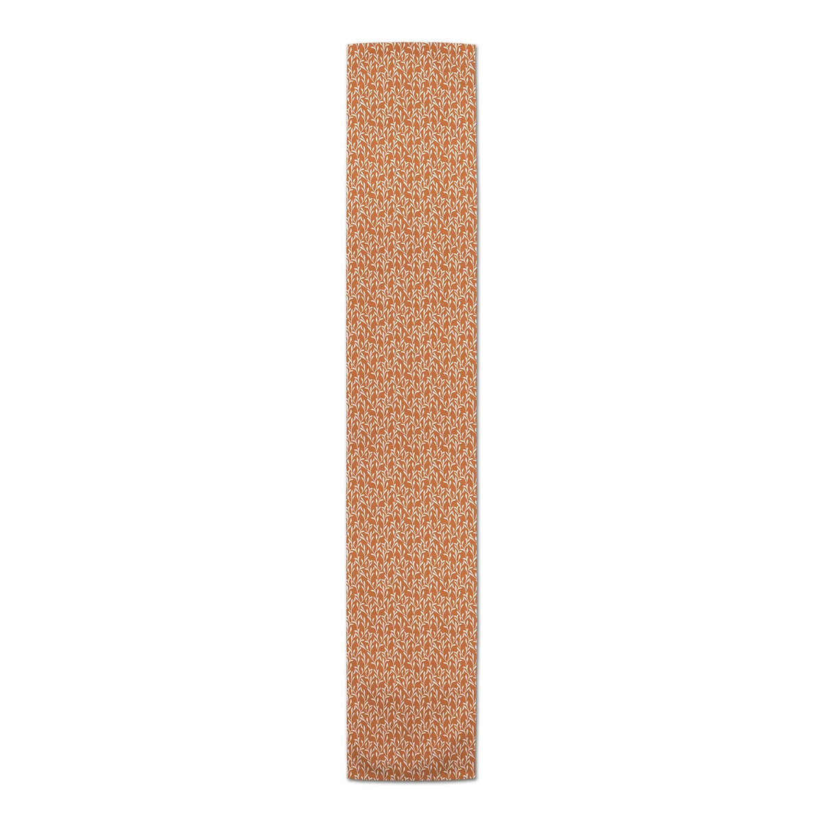 Creative Products Delicate Vines Pattern Orange 16x72 Poly Twill Table Runner