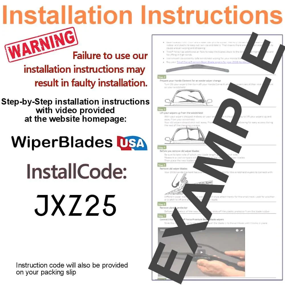 2019 Buick Enclave Capability Beam Wipers (Set of 3) w/Rear Wiper