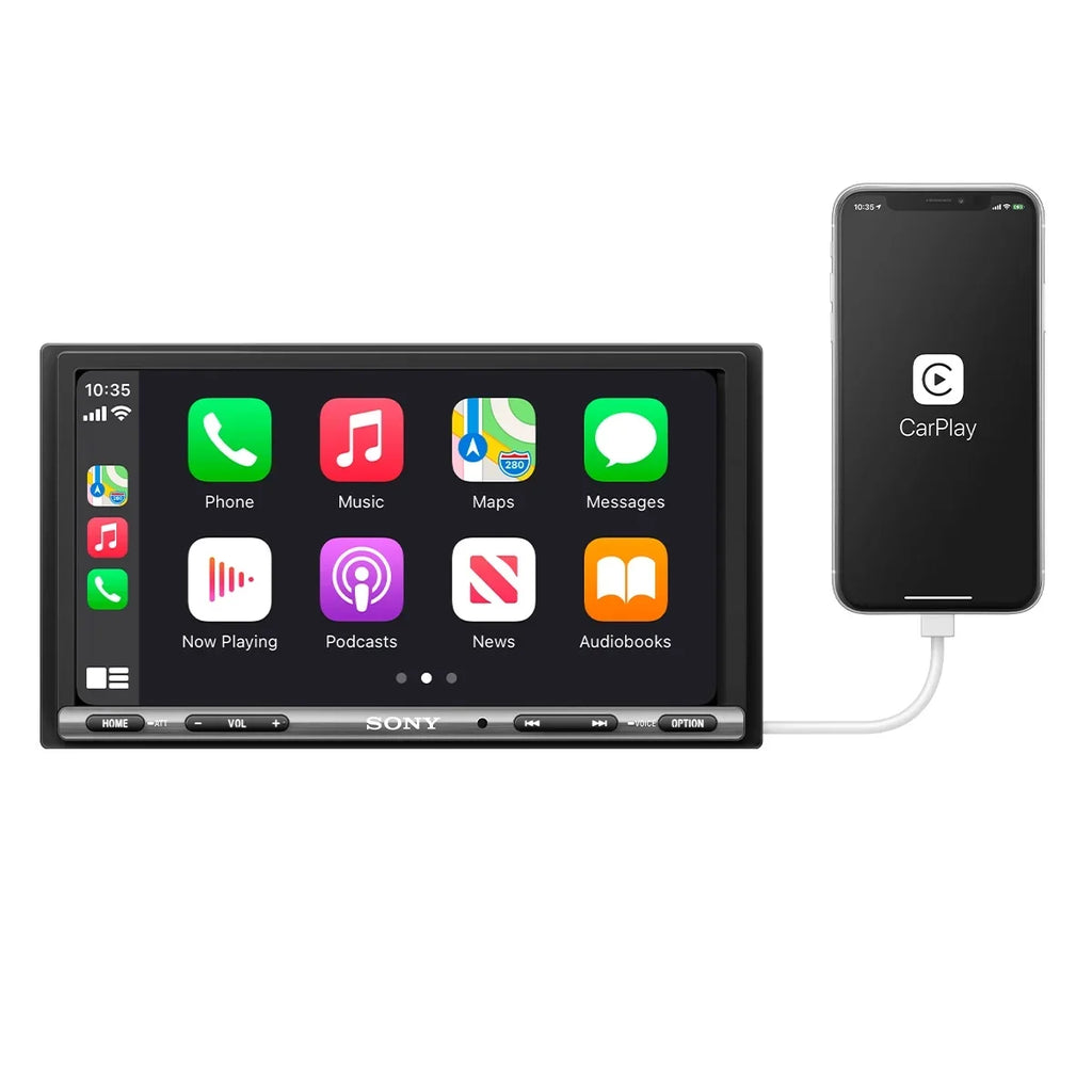 Mobile XAV-AX3200 6.95" Bluetooth Media Receiver with CarPlay and Android Auto