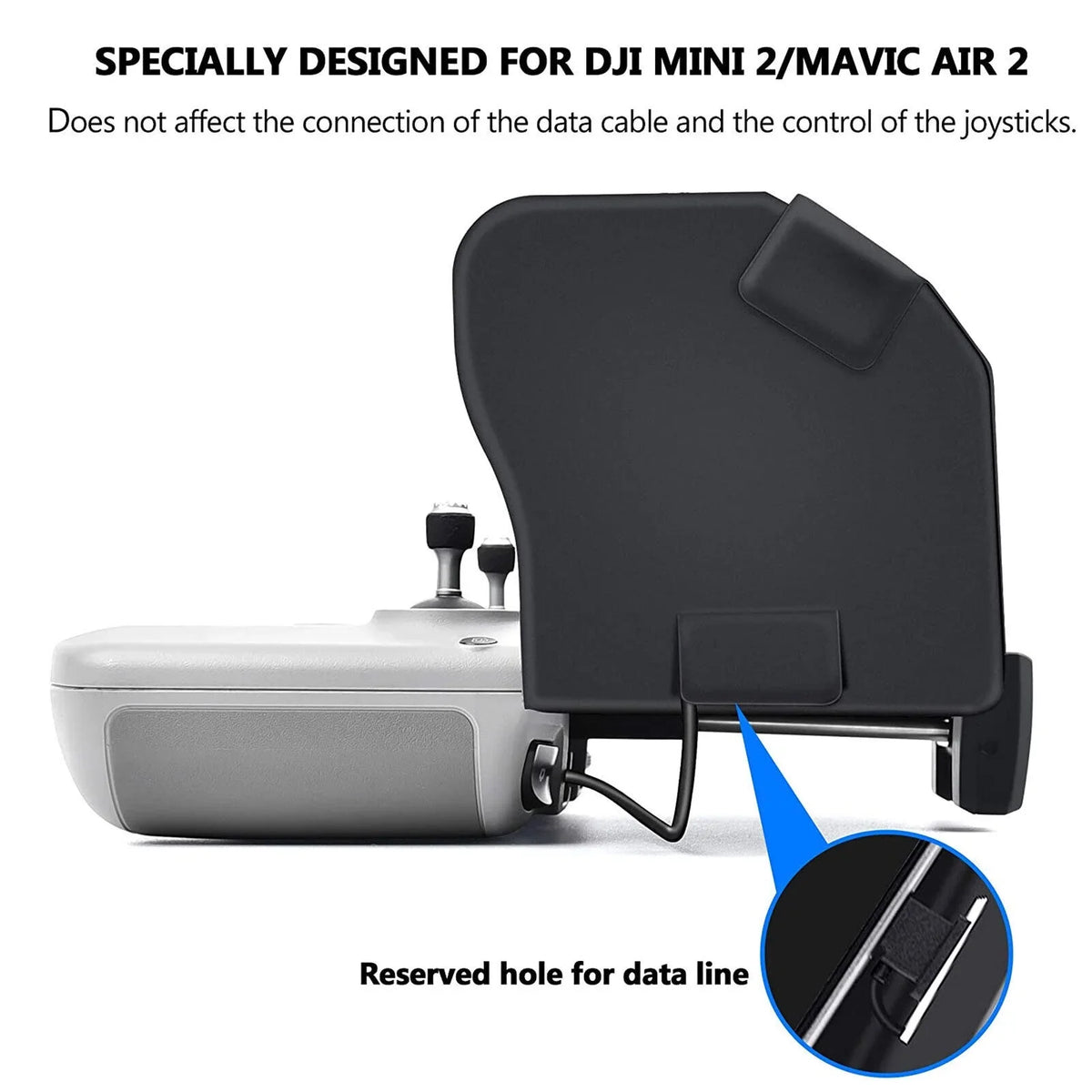 Foldable Phone Sun Shade Hood for DJI Mavic Mini 2 Air 2 Drone Remote Control US
